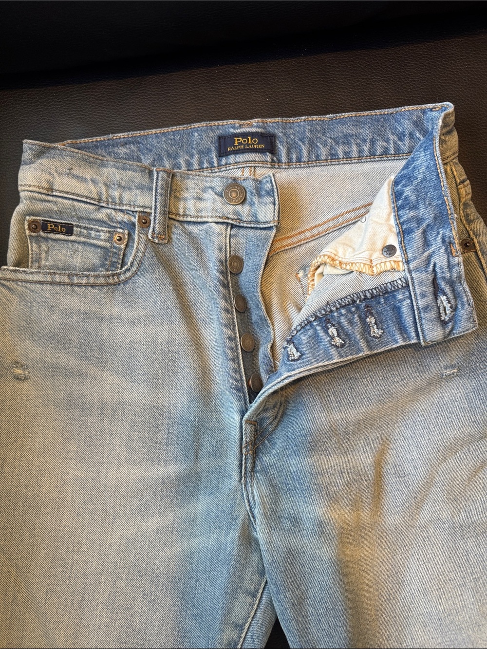 Polo by Ralph Lauren Light Blue Straight Leg Jeans Women Like new Size 26